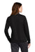 Sport-Tek LST94 Womens Full Zip Track Jacket Black/White Model Back