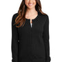 Port Authority Womens Long Sleeve Cardigan Sweater - Black