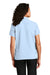 Port Authority LW400 Womens Performance Moisture Wicking Short Sleeve Button Down Camp Shirt Cloud Blue Model Back