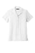 Port Authority LW400 Womens Performance Moisture Wicking Short Sleeve Button Down Camp Shirt White Flat Front