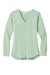 Port Authority LW700 Womens Long Sleeve Button Down Shirt Misty Sage Green Flat Front