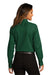 Port Authority LW808 Womens SuperPro Wrinkle Resistant React Long Sleeve Button Down Shirt Dark Green Model Back