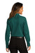 Port Authority LW808 Womens SuperPro Wrinkle Resistant React Long Sleeve Button Down Shirt Marine Green Model Back