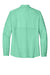 Port Authority LW960 Womens UV Daybreak Long Sleeve Button Down Shirt w/ Pockets Bright Seafoam Green Flat Back