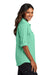 Port Authority LW960 Womens UV Daybreak Long Sleeve Button Down Shirt w/ Pockets Bright Seafoam Green Model Side