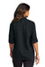 Port Authority LW960 Womens UV Daybreak Long Sleeve Button Down Shirt w/ Pockets Deep Black Model Back