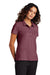 Mercer+Mettle MM1005 Womens Stretch Pique Short Sleeve Polo Shirt Rosewood Model Front