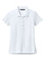 Mercer+Mettle MM1005 Womens Stretch Pique Short Sleeve Polo Shirt White Flat Front