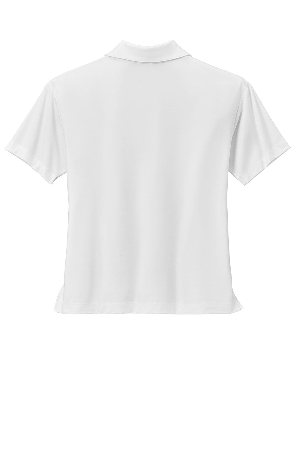 Mercer+Mettle MM1015 Womens Moisture Wicking Short Sleeve Polo Shirt White Flat Back