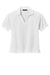 Mercer+Mettle MM1015 Womens Moisture Wicking Short Sleeve Polo Shirt White Flat Front