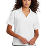 Mercer+Mettle Womens Moisture Wicking Short Sleeve Polo Shirt - White