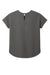 Mercer+Mettle MM2015 Womens Stretch Crepe Short Sleeve Crewneck Anchor Grey Flat Back