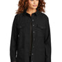 Mercer+Mettle Womens Twill Long Sleeve Button Down Shirt w/ Pockets - Deep Black - COMING SOON