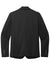 Mercer+Mettle MM3030 Mens Relaxed Knit Blazer Deep Black Flat Back