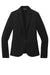 Mercer+Mettle MM3031 Womens Relaxed Knit Blazer Deep Black Flat Front