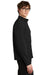 Mercer+Mettle MM7102 Mens Stretch Soft Shell Full Zip Jacket Deep Black Model Side