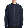 Mercer+Mettle Mens Water Resistant Soft Shell Full Zip Jacket - Night Navy Blue - New