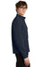 Mercer+Mettle MM7102 Mens Stretch Soft Shell Full Zip Jacket Night Navy Blue Model Side