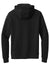 New Era NEA525 Mens Heritage Fleece Hooded Sweatshirt Hoodie Black Flat Back