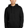 New Era Mens Heritage Fleece Hooded Sweatshirt Hoodie w/ Kangaroo Pocket - Black - COMING SOON