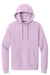 New Era NEA525 Mens Heritage Fleece Hooded Sweatshirt Hoodie Lavender Purple Flat Front