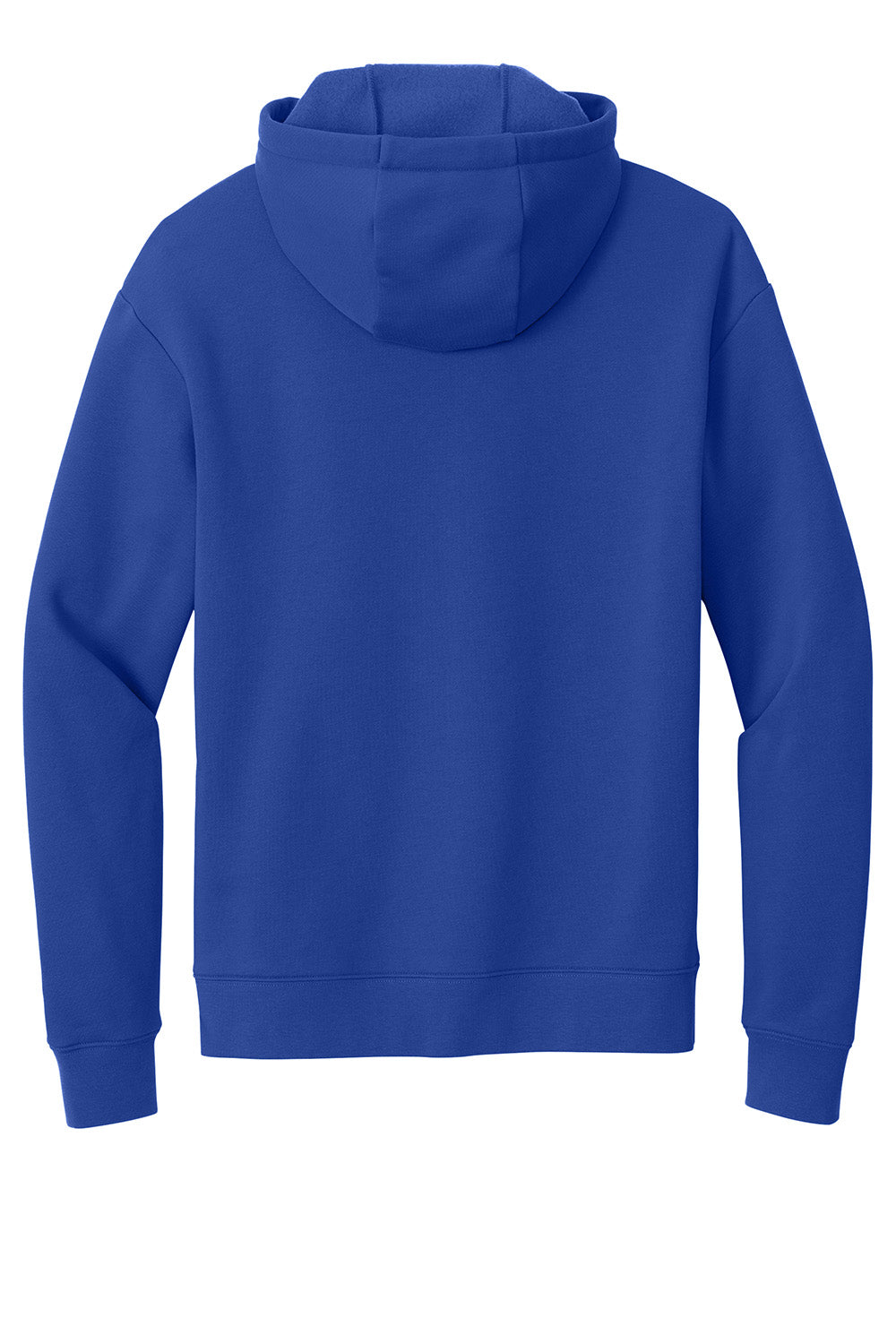 New Era NEA525 Mens Heritage Fleece Hooded Sweatshirt Hoodie Royal Blue Flat Back