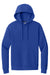 New Era NEA525 Mens Heritage Fleece Hooded Sweatshirt Hoodie Royal Blue Flat Front