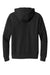 New Era NEA526 Mens Heritage Fleece Full Zip Hooded Sweatshirt Hoodie Black Flat Back