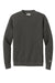 New Era NEA527 Mens Heritage Fleece Crewneck Sweatshirt w/ Pocket Graphite Grey Flat Front