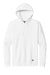 New Era NEA550 Mens Comeback Fleece Hooded Sweatshirt Hoodie White Flat Front