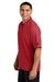 New Era NEA600 Mens Cage Wind & Water Resistant 1/4 Zip Jacket Scarlet Red Model Side