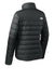 The North Face NF0A7V4G Mens Down Hybrid Full Zip Jacket Black Flat Back