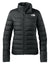 The North Face NF0A7V4G Mens Down Hybrid Full Zip Jacket Black Flat Front