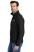 The North Face NF0A7V4J Mens Glacier Fleece Full Zip Jacket Black Model Side