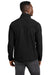 The North Face NF0A7V4L Mens Glacier Fleece 1/4 Zip Jacket Black Model Back