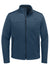 The North Face NF0A88D5 Mens Ridgewall Soft Shell Full Zip Jacket Shady Blue Flat Front