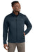 The North Face NF0A88D5 Mens Ridgewall Soft Shell Full Zip Jacket Heather Urban Navy Blue Model Front