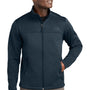 The North Face Mens Ridgewall Wind & Water Resistant Soft Shell Full Zip Jacket - Heather Urban Navy Blue - New