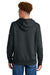 The North Face NF0A8AU0 Mens Hooded Sweatshirt Hoodie Heather Black Model Back