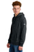 The North Face NF0A8AU0 Mens Hooded Sweatshirt Hoodie Heather Black Model Side