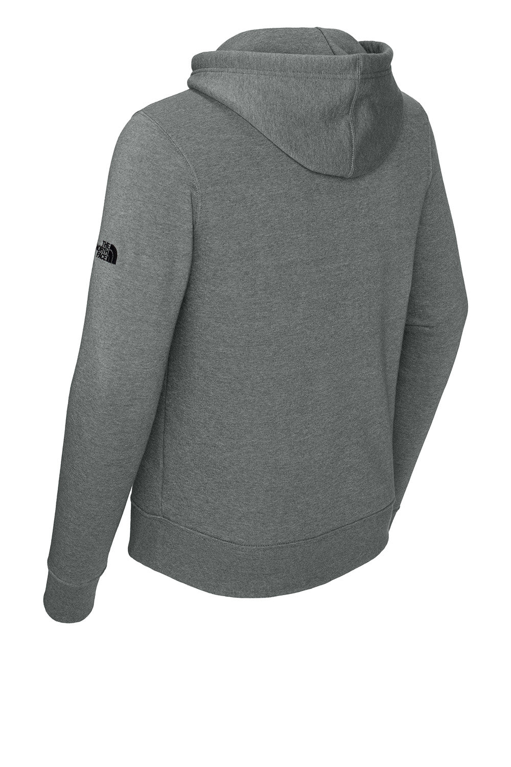 The North Face NF0A8AU0 Mens Hooded Sweatshirt Hoodie Heather Medium Grey Flat Back