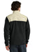 The North Face NF0A8BUQ Mens Highest Peak Fleece Full Zip Jacket Black/Gravel Grey Model Back