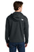 The North Face NF0A8BUS Mens Double Knit Full Zip Hooded Sweatshirt Hoodie Asphalt Grey Model Back