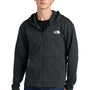 The North Face Mens Double Knit Full Zip Hooded Sweatshirt Hoodie w/ Pockets - Asphalt Grey - COMING SOON