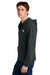 The North Face NF0A8BUS Mens Double Knit Full Zip Hooded Sweatshirt Hoodie Asphalt Grey Model Side