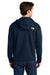 The North Face NF0A8BUS Mens Double Knit Full Zip Hooded Sweatshirt Hoodie Summit Navy Blue Model Back