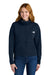 The North Face NF0A8BUT Mens Double Knit Full Zip Hooded Sweatshirt Hoodie Summit Navy Blue Model Front