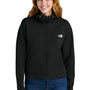 The North Face Womens Double Knit Full Zip Hooded Sweatshirt Hoodie w/ Pockets - Black - COMING SOON