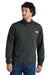 The North Face NF0A8C5G Mens Double Knit 1/4 Zip Fleece Jacket Asphalt Grey Model Front