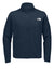 The North Face NF0A8C5G Mens Double Knit 1/4 Zip Fleece Jacket Summit Navy Blue Flat Front